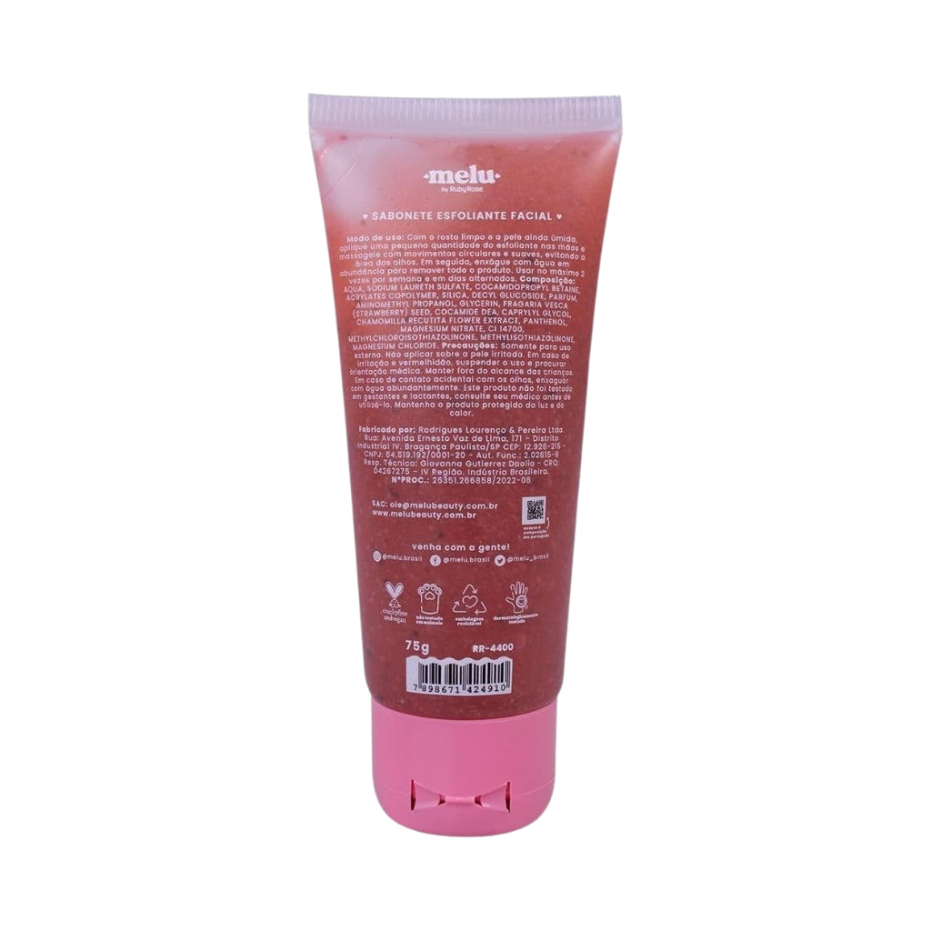 Sabonete Esfoliante Facial Melu By Ruby Rose 75 g